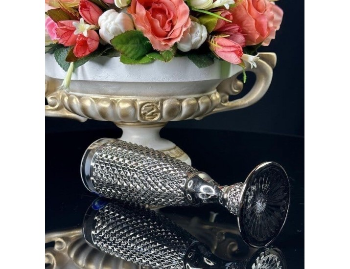 Набор фужеров для шампанского 6шт 180мл Lenardi 588-498 чёрный