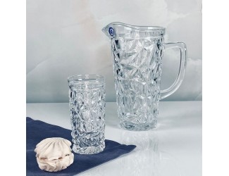 Набор графин 1000мл и 6 стаканов 300мл Lenardi 588-570