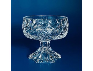 Конфетница 15см на ножке в под.уп.(х12)Стекло