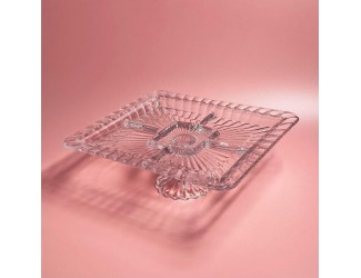 Квадратная менажница 35,6см на ножке Lenardi 588-691