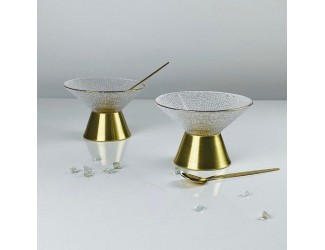 Набор из 2 креманок 12см 150мл с ложками 588-719