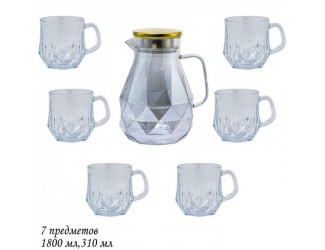 Набор для чая 7 предметов Lenardi голубой 589-014