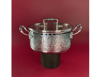 Кастрюля 12,85л с крышкой 32х16,5см EMBOSS 902-003