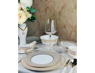 Столовый сервиз на 6 персон 28 предметов Lenardi Золотая Симфония 145-057 Столовый сервиз на 6 персон 28 предметов Lenardi Золотая Симфония 145-057