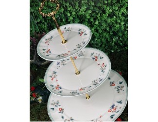 Этажерка трёхъярусная Lenardi Земляника 105-944 Этажерка трёхъярусная Lenardi Земляника 105-944