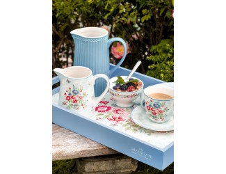 Столовая дорожка 45*140см Greengate Ailis белая Столовая дорожка 45*140см Greengate Ailis белая