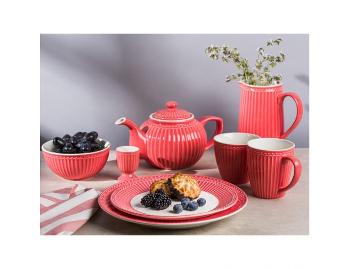 Блюдо (тарелка) 27см Greengate Alice coral коралловый