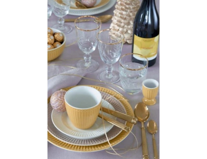 Блюдо (тарелка) 26см Greengate Alice honey mustard