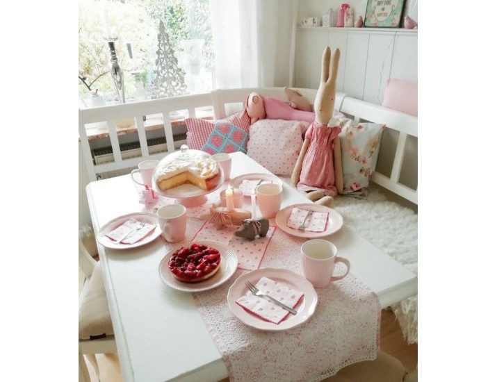 Банка для хранения 15см 1,2л Greengate Alice pale pink