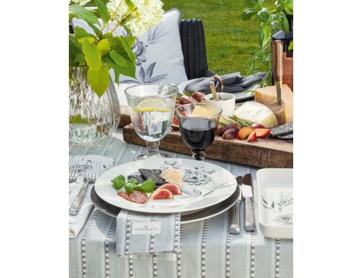 Салфетка 40*40см Greengate Aslaug white