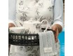 Салфетка 40*40см Greengate Aslaug white
