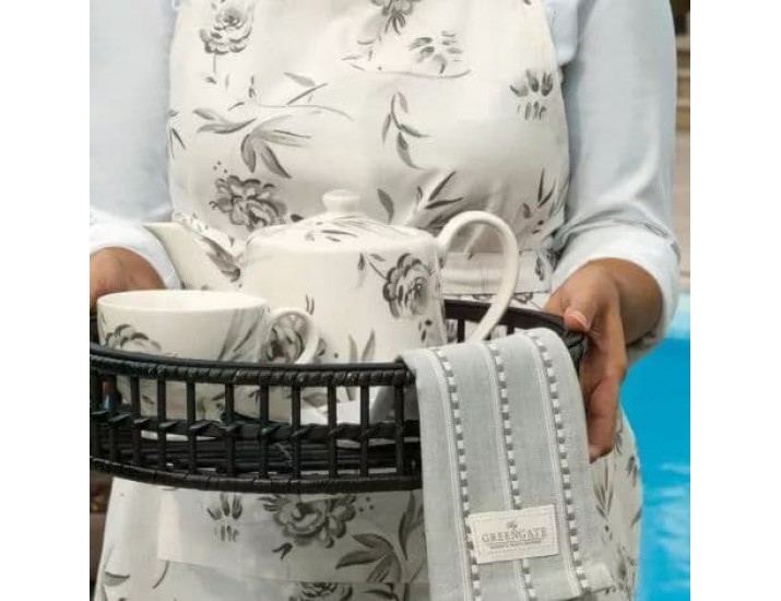 Салфетка 40*40см Greengate Aslaug white