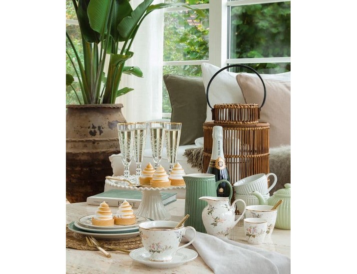 Банка с крышкой 750мл Greengate Asta white