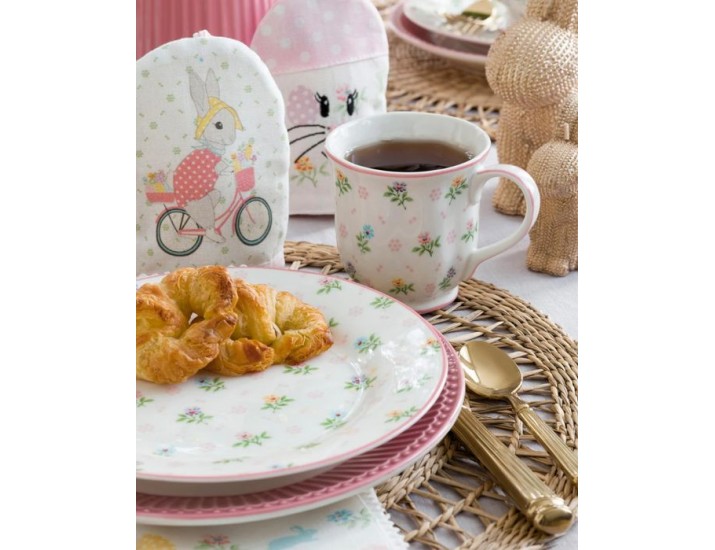 Сахарница 10см Greengate Cilja white