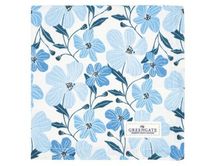 Салфетка 40*40см Greengate Laerke white