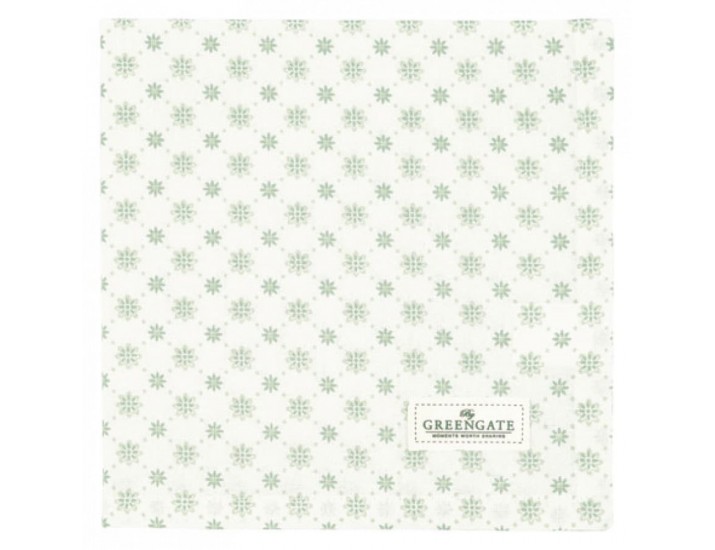 Салфетка 40*40см  Greengate Laurie pale green