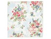 Салфетка с кружевом 40*40см Greengate Ailis white белая