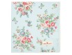 Салфетка с кружевом 40*40см Greengate Ailis pale blue голубая