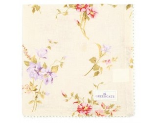 Салфетка с кружевом 40*40см Greengate Jacobe vintage