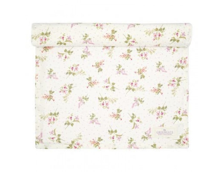 Столовая дорожка 45*140см Greengate Asta white