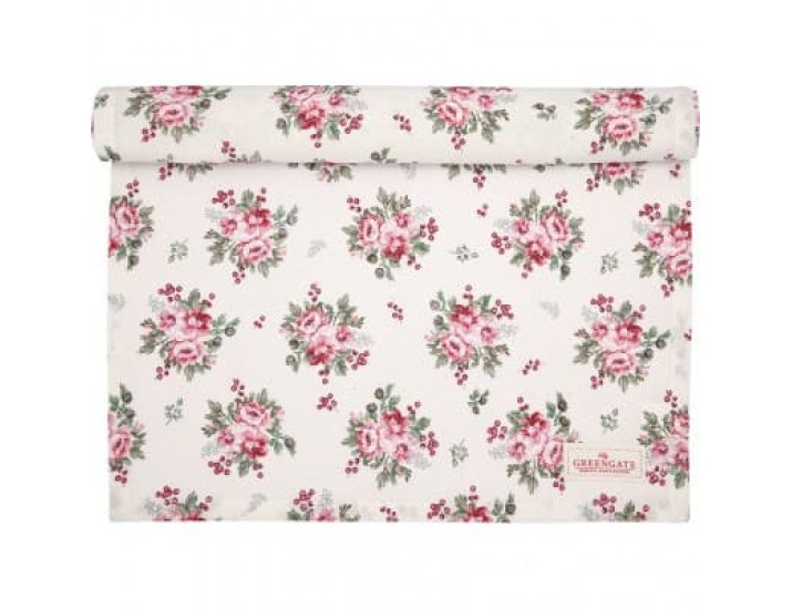 Столовая дорожка 45*140см Greengate Charline white