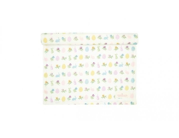 Дорожка столовая 45*140см Greengate Cilja white