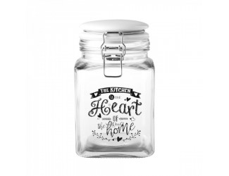 Банка для хранения DUTCH ROSE White 1,1 л