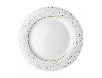 Тарелка DUTCH ROSE Sparkling White 26 см