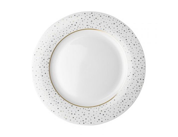 Тарелка DUTCH ROSE Sparkling White 26 см