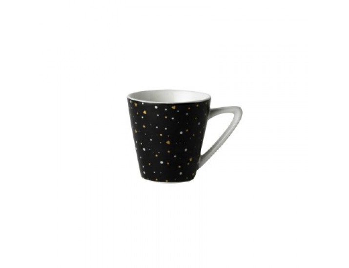 Кружка 200мл DUTCH ROSE Sparkling black mini