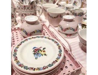 Банка стеклянная с крышкой 750мл Greengate Ellie white Банка стеклянная с крышкой 750мл Greengate Ellie white