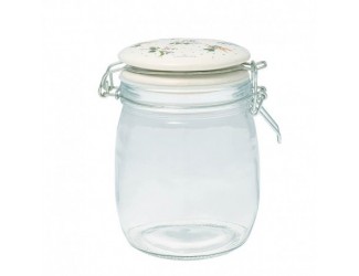 Банка с крышкой 750мл Greengate Asta white