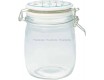 Банка стеклянная с крышкой 750мл Greengate Hannah white