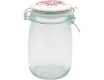 Банка стеклянная 1л Greengate Charline white