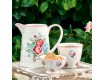 Салфетка 40*40см Greengate Henrietta white