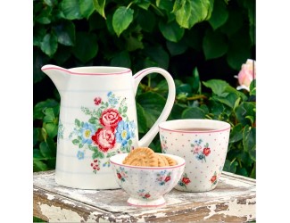 Столовая дорожка 45*140см Greengate Henrietta white Столовая дорожка 45*140см Greengate Henrietta white