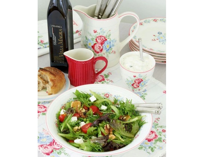 Салфетка 40*40см Greengate Henrietta white