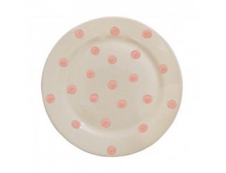 Десертная тарелка Isabelle Rose with Pink dots 20 см