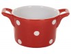 Горшочек Isabelle Rose с ручками Isabelle Rose Red with dots 8,5см
