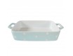 Форма для выпечки Isabelle Rose Pastel blue with dots 29,5x17x5 см