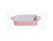 Форма для выпечки Isabelle Rose Pink with dots 29,5x17x5 см
