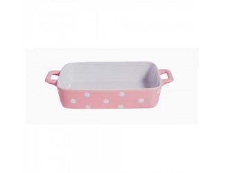 Форма для выпечки Isabelle Rose Pink with dots 29,5x17x5 см