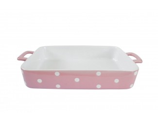 Форма для выпечки Isabelle Rose Pink with dots 38,5x23,5x6,5 см