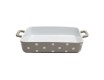 Форма для выпечки Isabelle Rose Beige large with dots 38,5x23,5x6,5 см