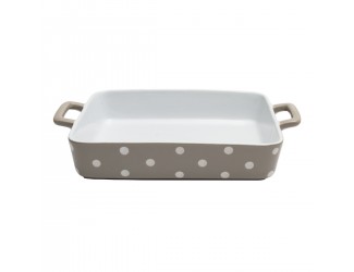 Форма для выпечки Isabelle Rose Beige large with dots 38,5x23,5x6,5 см
