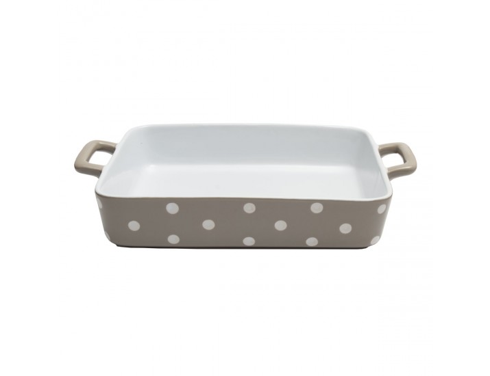 Форма для выпечки Isabelle Rose Beige large with dots 38,5x23,5x6,5 см
