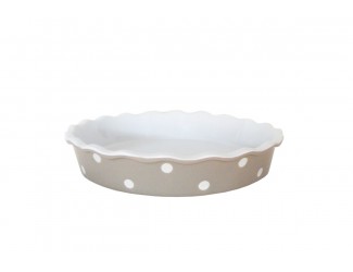 Форма для выпечки Isabelle Rose Beige Pie with dots 26,5x26,5x5 см
