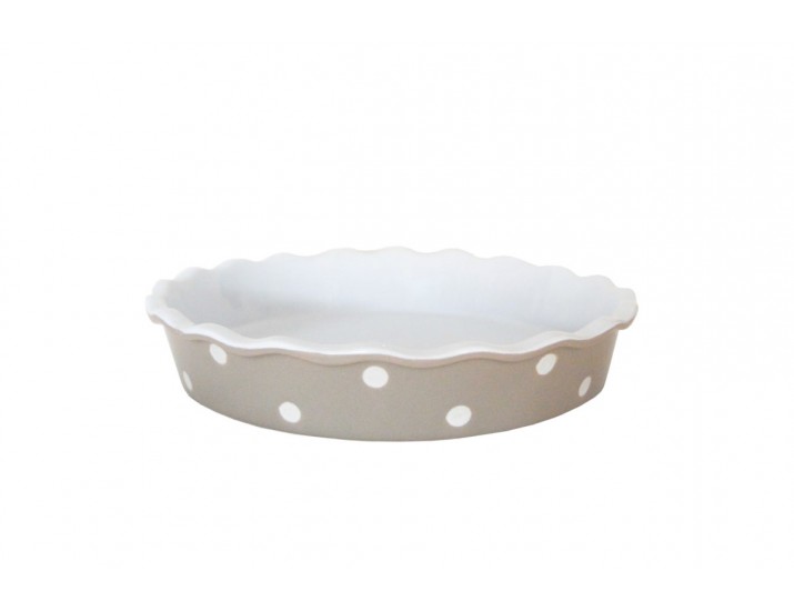Форма для выпечки Isabelle Rose Beige Pie with dots 26,5x26,5x5 см