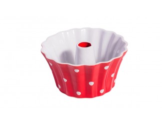 Форма для выпечки Isabelle Rose Red round small with dots 20см
