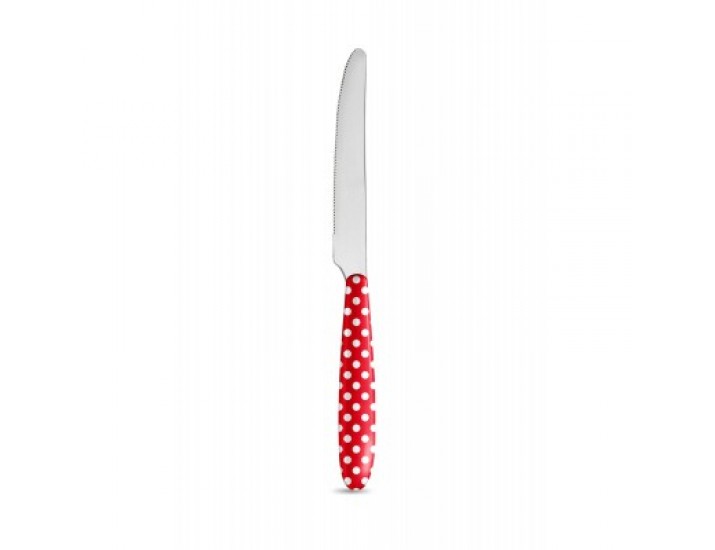 Нож 21,5см Isabelle Rose Red with dots